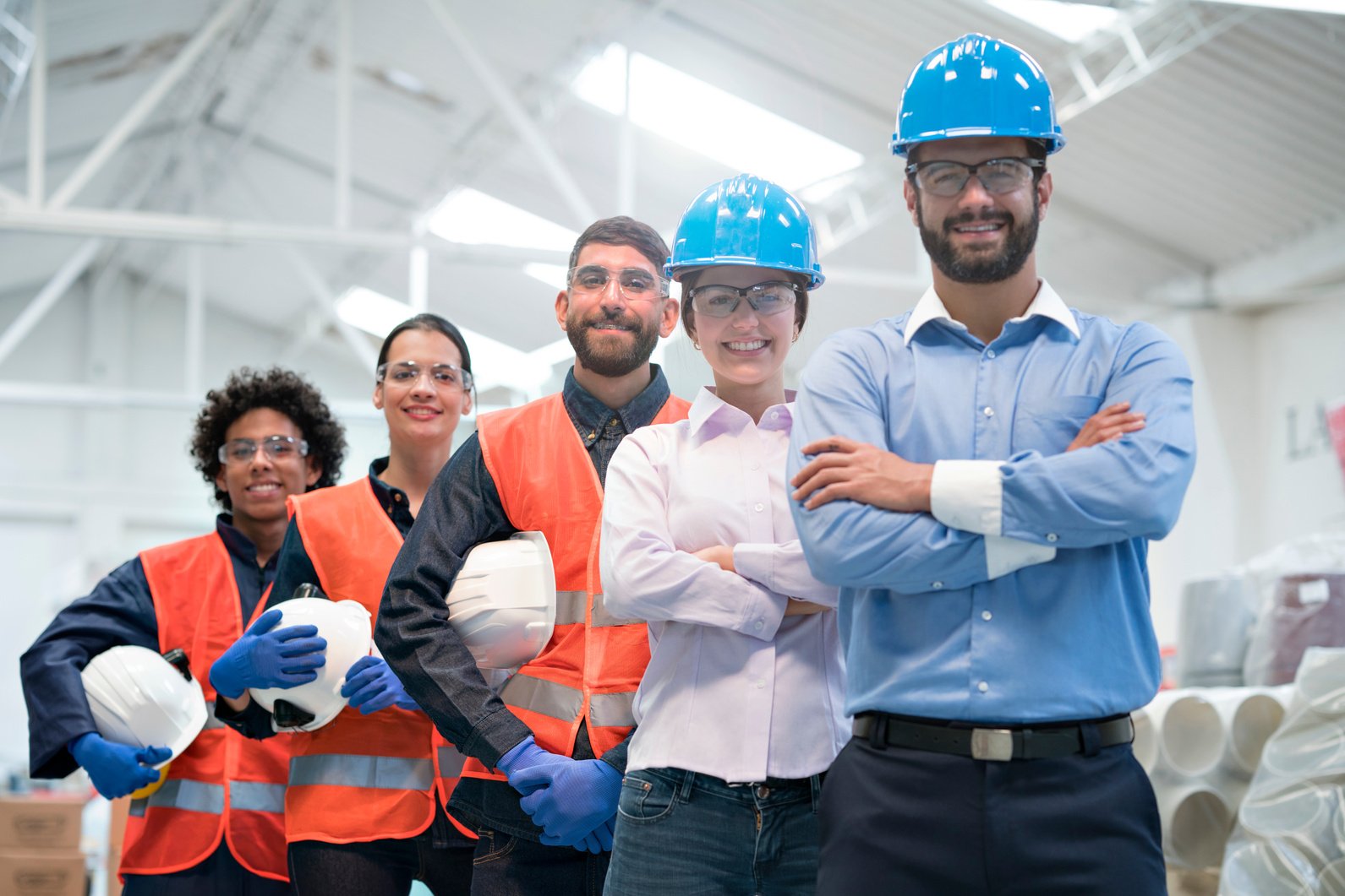 Factory workers